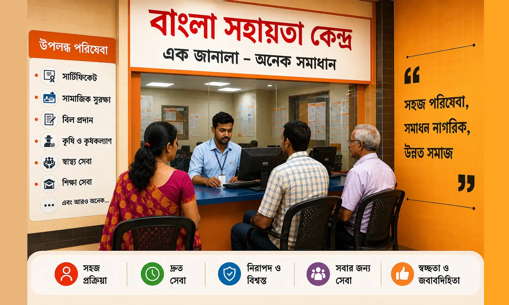 Bangla Sahayata Kendra service assistance